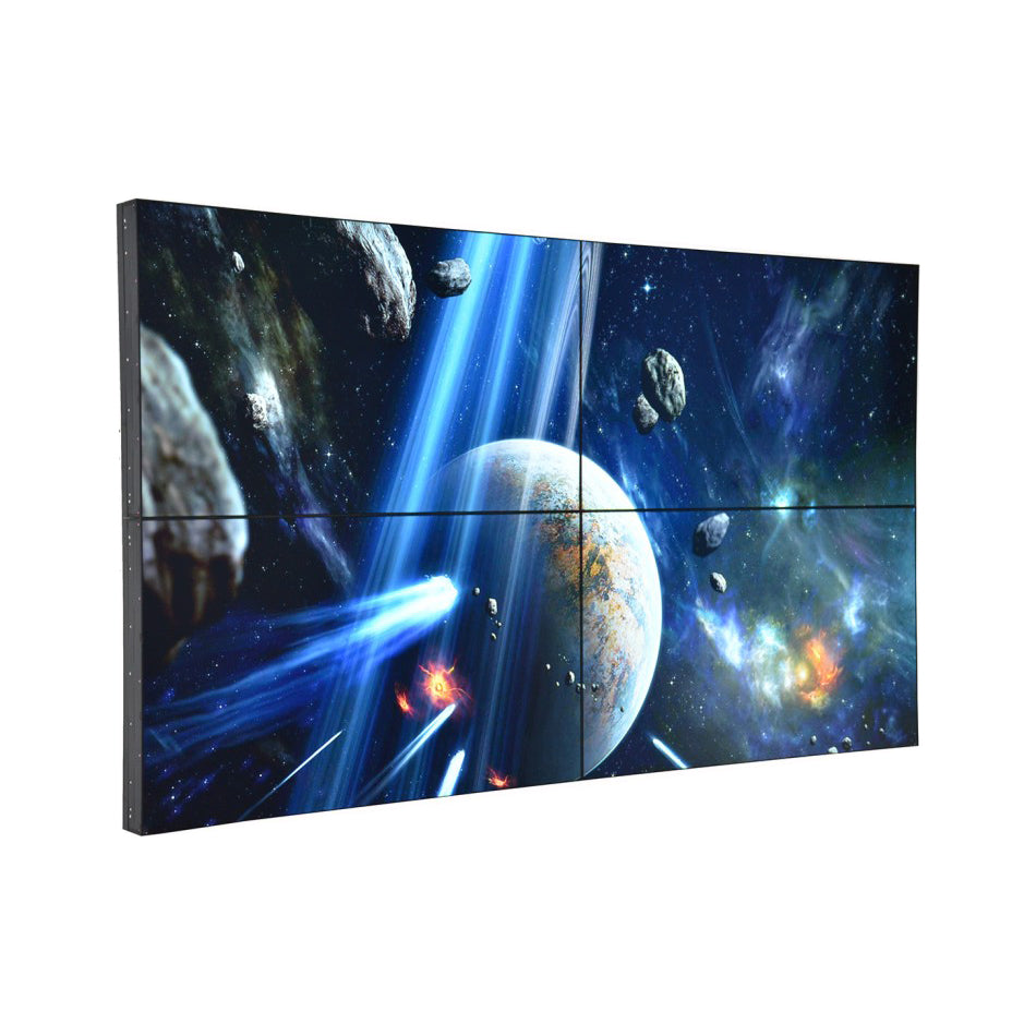 Fultape 49” LED-Backlit 3.5mm Bezel Seamless LCD video wall, 2x2 bundle