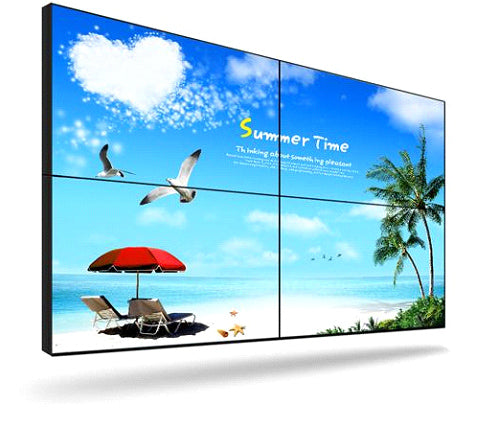 Fultape 55” LED-Backlit 3.5mm Bezel Seamless LCD video wall, 2x2 bundle