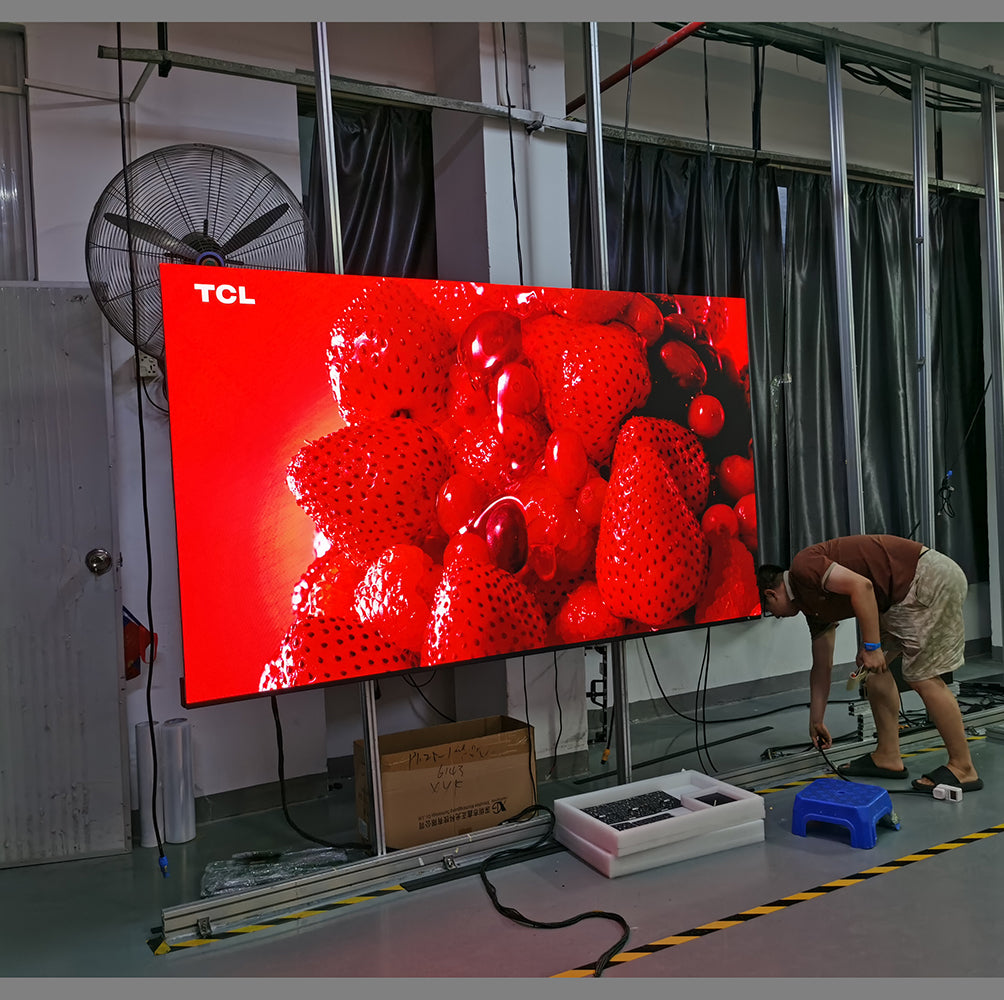 217” super large size 1.25MM Small Pitch LED Display Wall,4K UHD, COB protective, ultra slim
