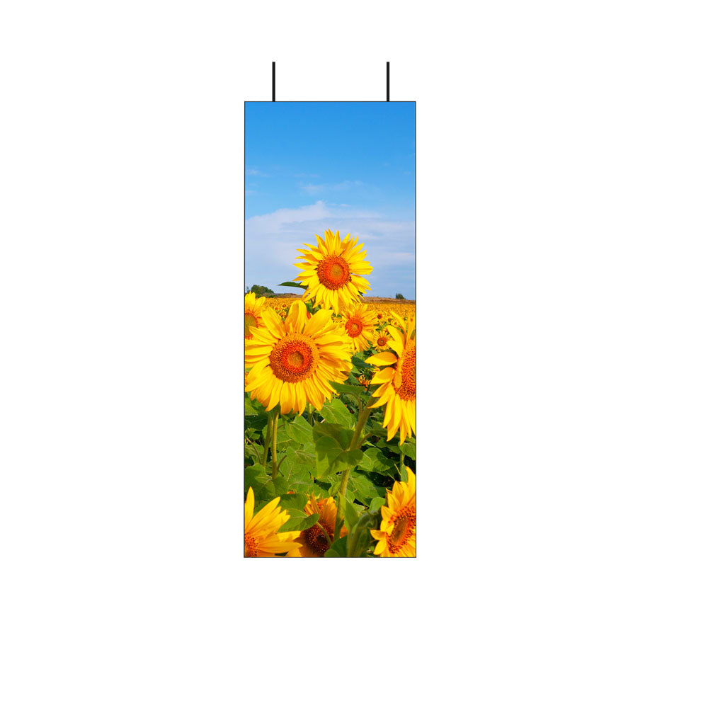 P1.56 Dual sided mobile free standing LED digital poster, GOB protective, ultra slim